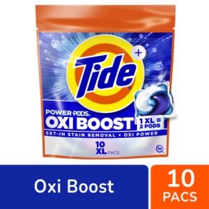 Tide Power Pods 10 XL Pacs (Oxi Boost)