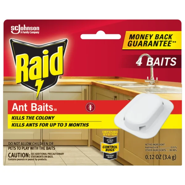 Raid Ant Bait Traps (4 Pack)
