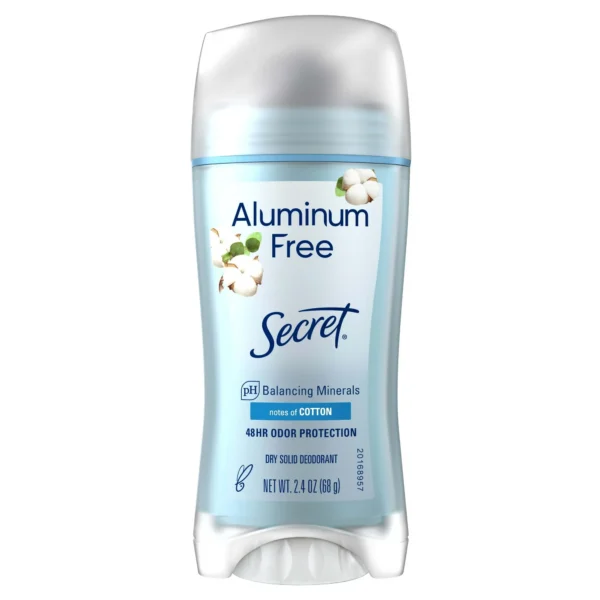 Secret Aluminum Free Deodorant 2.4 Oz (Cotton)