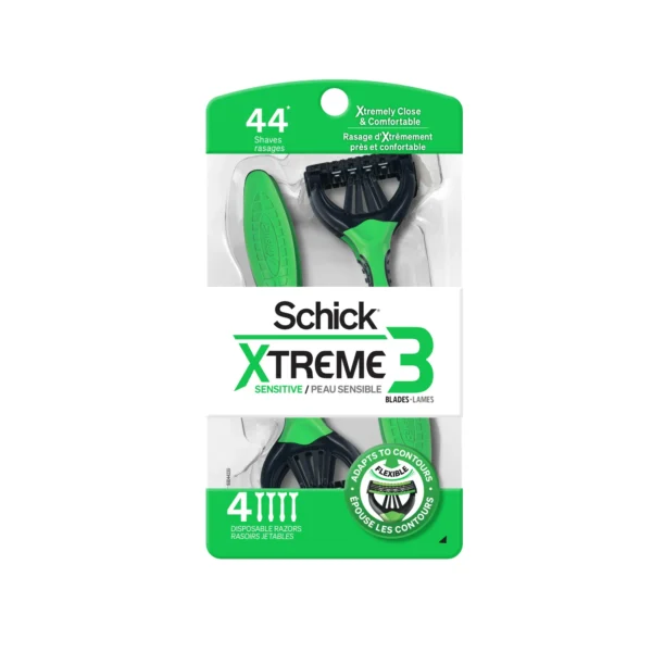 Schick Extreme 3 Sensitive Razers (4 Pack)