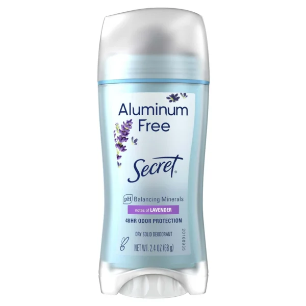 Secret Aluminum Free Deodorant 2.4 Oz (Lavender)
