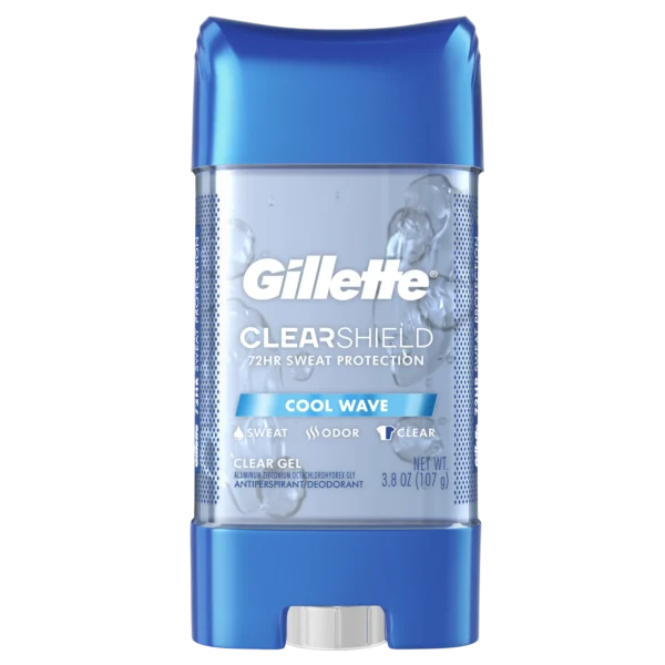 Gillette Clear Gel Deodorant 3.8 Oz (Cool Wave)