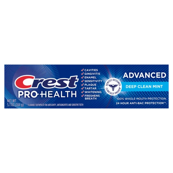 Crest Advanced Pro Health 5.1 oz (Deep Clean Mint)