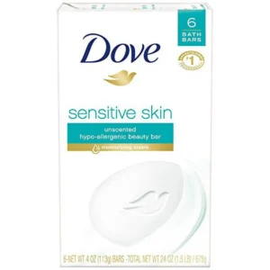Dove Bar Soap 6 Pack (Sensitive)