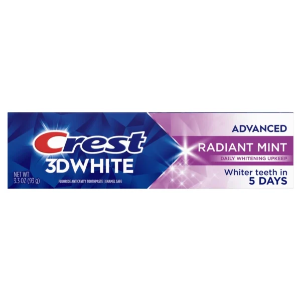 Crest 3D White 3.3 Oz (Radiant Mint)